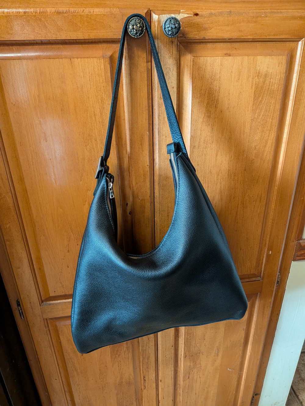 Portland Leather Goods Large / Oversized Aspen in Pebbled Black
